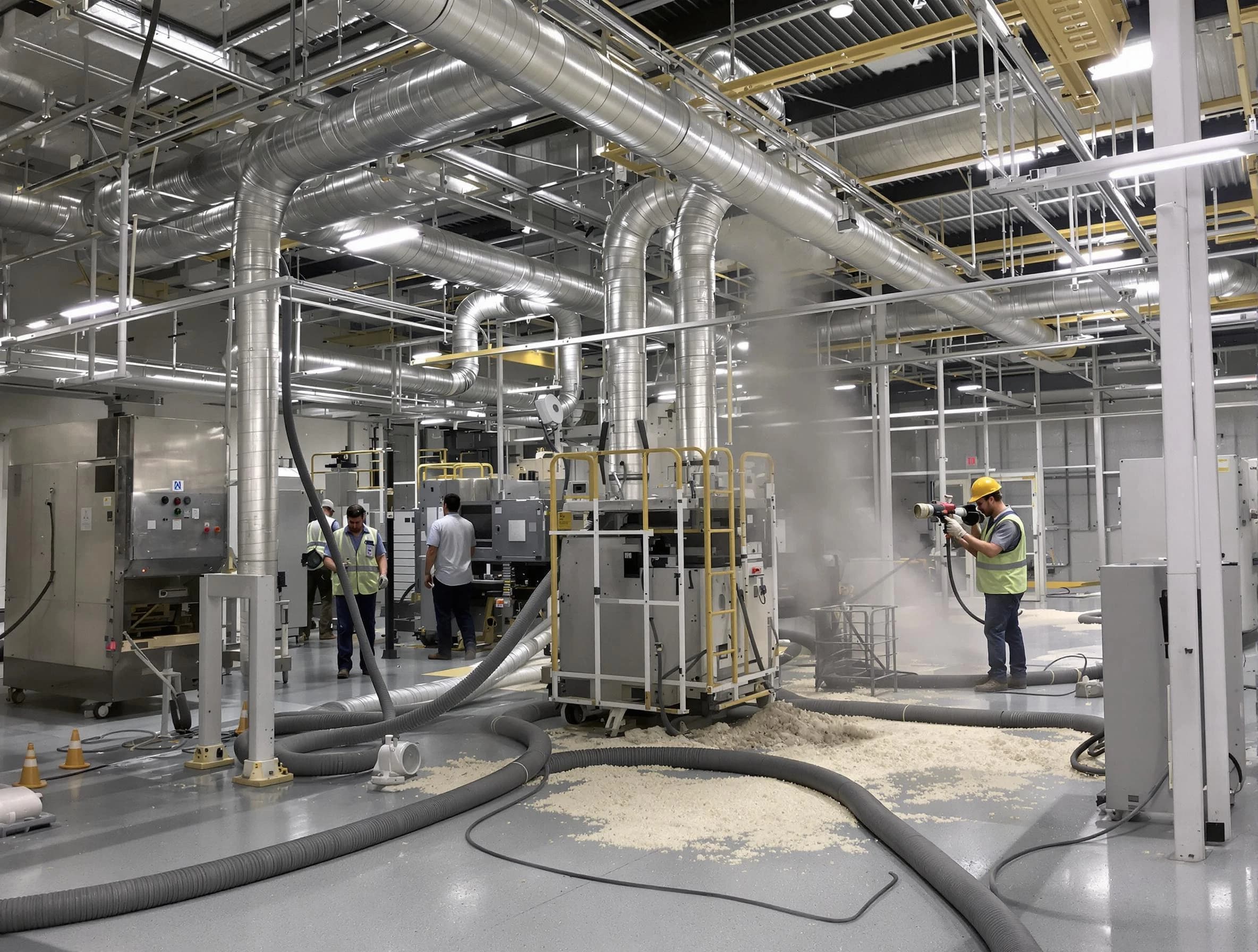 Heavy-duty industrial duct cleaning by Brentwood Air Duct Cleaning in Brentwood