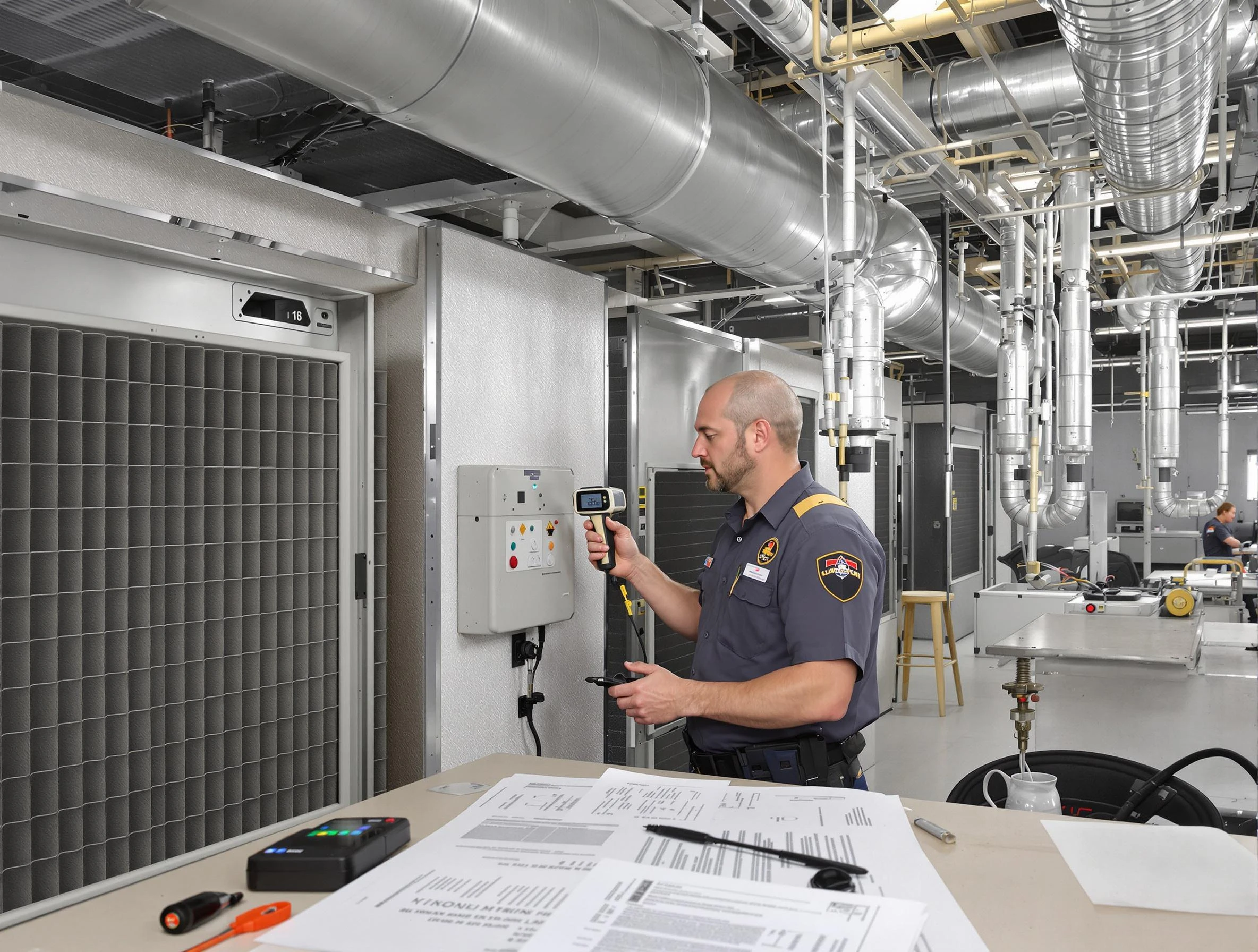 Professional filter system inspection by Brentwood Air Duct Cleaning in Brentwood